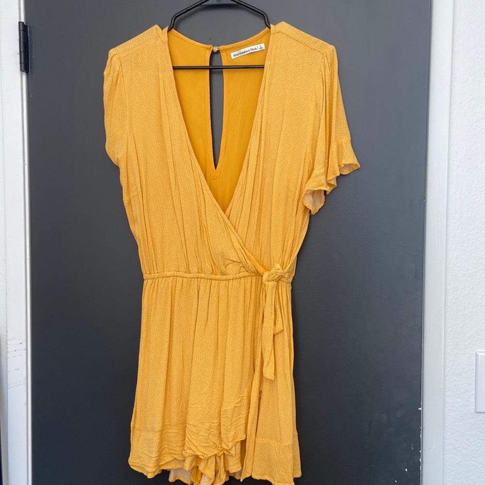 Colorful yellow romper